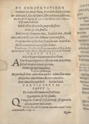 [De Constructione Coniunctionum.]