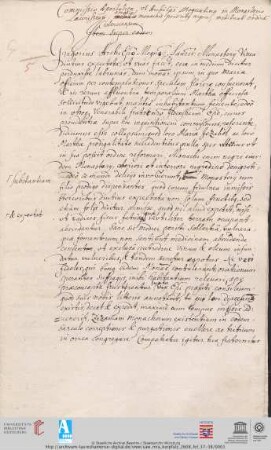 Urkunde : Papst Gregor IX. befiehlt dem Mainzer Erzbischof, die Benediktiner im Kloster Lorsch durch Zisterzienser zu ersetzen