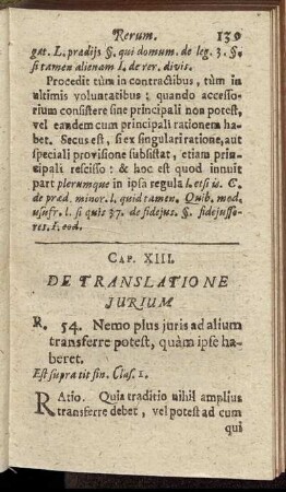 Cap. XIII. De Translatione Jurium.