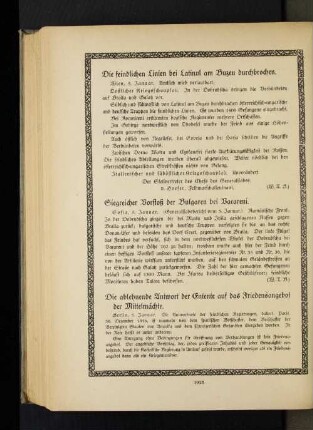 Die ablehnende Antwort der Entente auf das Friedensangebot der Mittelmächte.