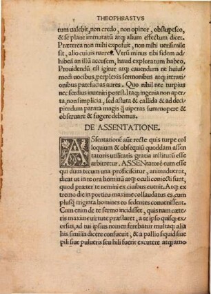 De Characteribus, sive notis libellus aureus