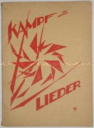 Sammlung kommunistischer Kampflieder mit Noten