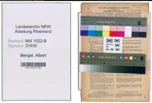 Entnazifizierung Albert Bengel , geb. 16.05.1890 (Gastwirt)