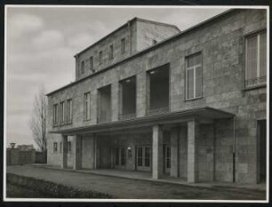 Theatersaal der I.G., Wolfen: Ansicht von Norden