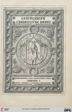 5: Zeitschrift für christliche Kunst