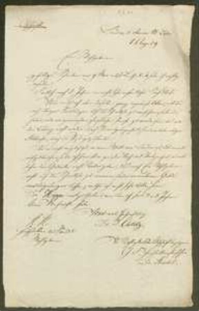 Brief von Johann Lhotsky an Christian Ferdinand Hochstetter und Ernst Gottlieb von Steudel