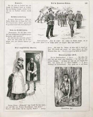 "Bei'm Honneur-Ueben" "Eine unglückliche Gattin" "Genealogischer Hieb"