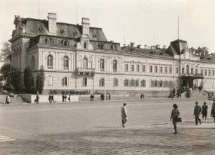 Bulgarien. Sofia. Staatliche Kunstgalerie, Nationalgalerie, ehemaliges Königliches Schloß, erbaut von Viktor Rumpelmayer