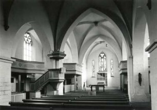 Zeitz. Pfarrkirche St. Michael. 13. und 15. Jahrhundert. Inneres nach Ost