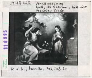 Bartolomé Estéban Murillo: Verkündigung. Madrid, Prado