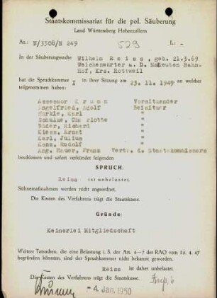 Reiss, Wilhelm