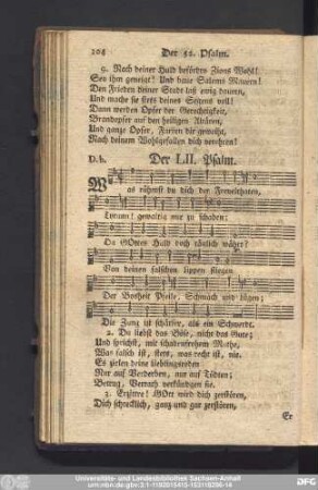 Der LII. Psalm.