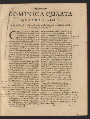 Dominica Quarta Quadragesimae.