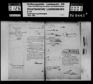 Schusterinnung für den Oberamtsbezirk Öhringen