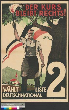 Wahlplakat der DNVP zur Reichstagswahl am 14. September 1930