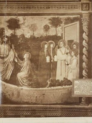 Giovanni da Milano: Christus erscheint Maria Magdalena im Garten, Kapelle Rinuccini, Santa Croce, Florenz