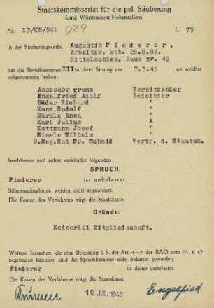 Fiederer, Augustin