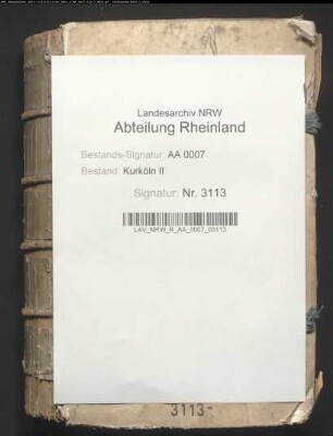 Gedruckte kurkölnische Edikte und Verordnungen