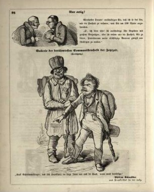"Nur artig!" "Gallerie der berühmtesten Communistenchefs der Jetztzeit"