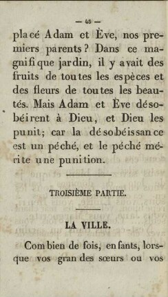 Troisième partie
