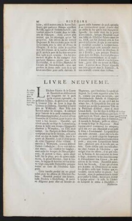 Livre Neuvieme