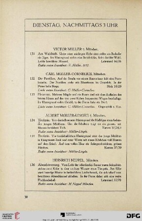 Dienstag, Nachmittags 3 Uhr (Nr. 131-254)