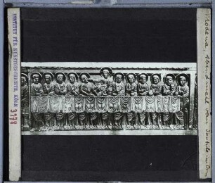 Modena, Dom : Lettner, Relief (Abendmahl)