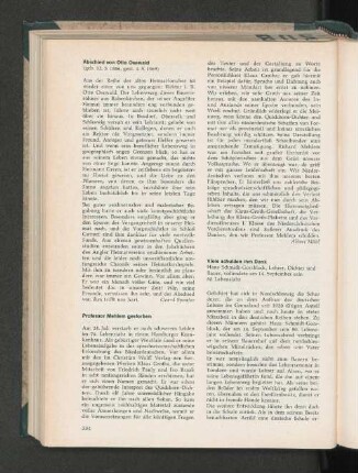 Abschied von Otto Osewald
