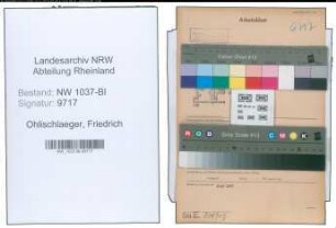 Entnazifizierung Friedrich Ohlischlaeger , geb. 12.04.1895 (Kaufm.Angestellter)