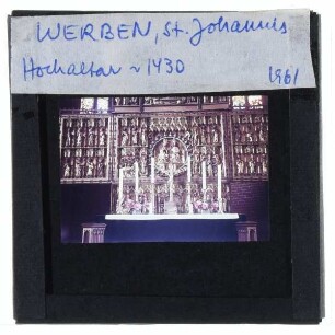 Werben (Elbe), St. Johannis : Hochaltar