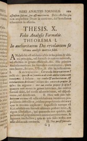 101-109, Thesis X