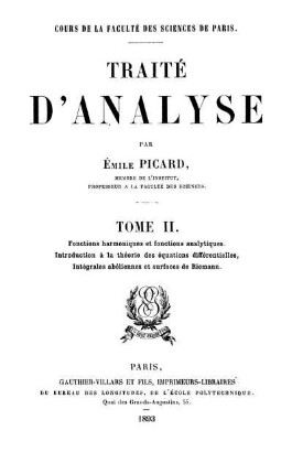 Tome 2: Traité d'analyse. Tome 2