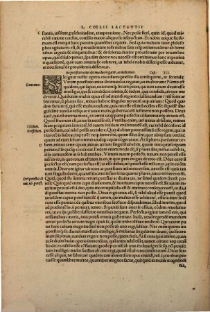 L. Coelii Lactantii Firmiani Diuinarum institutionum Libri VII ... : Praeterea ... index ...
