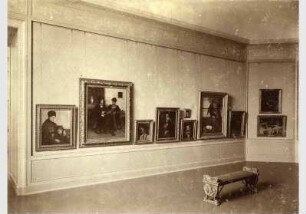 Blick in die Ausstellung der Nationalgalerie, 3. Saal