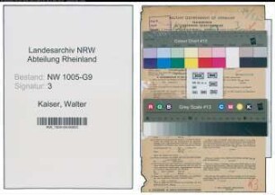 Entnazifizierung Walter Kaiser , geb. 19.02.1903 (Ingenieur)