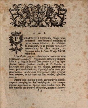 Diss. inaug. de paralysi