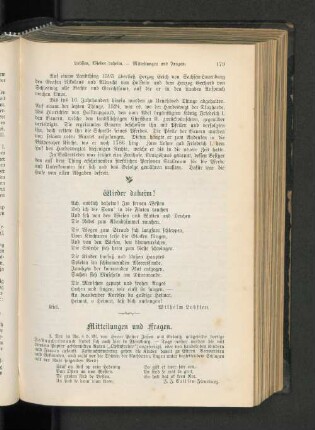 Gedicht: Wieder daheim!