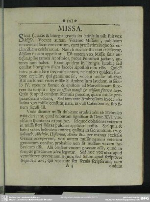 Missa