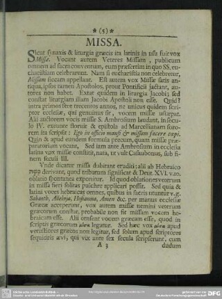 Missa