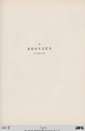 Bronzen (Nr. 336-379)
