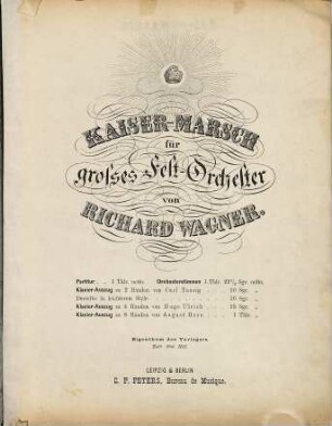 Kaiser-Marsch : für großes Fest-Orchester