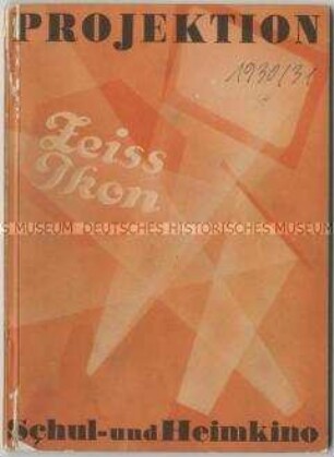 Katalog 1930/1931 über Projektoren, Schul- und Heimkinogeräte
