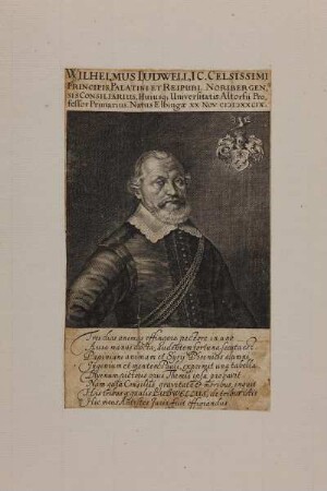 Bildnis des Wilhelmus Ludwell
