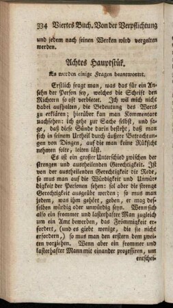 Achtes Hauptstük. Es werden einige Fragen beantwortet. - Funfzehntes Hauptstük. Von Assecuranzverträgen.
