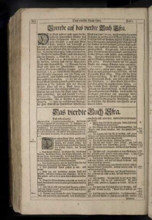 Vorrede auf das vierdte Buch Esra.