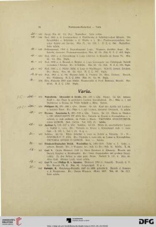 Varia (Nr. 655-772)