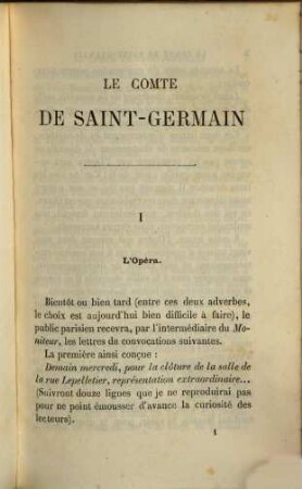 Le Comte de Saint-Germain