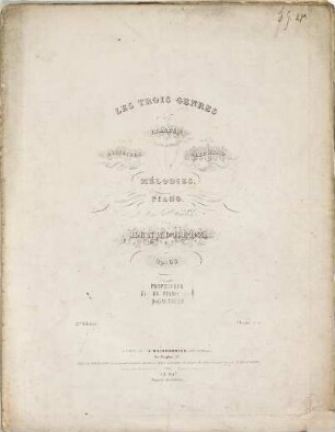 Les trois genres : Mélodies variées pour le piano : op. 88, No. 1. Genre italien