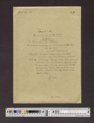 Band 69: Sommersemester 1913, Gießen