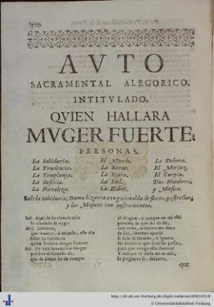 Quien hallarà Muger Fuerte?